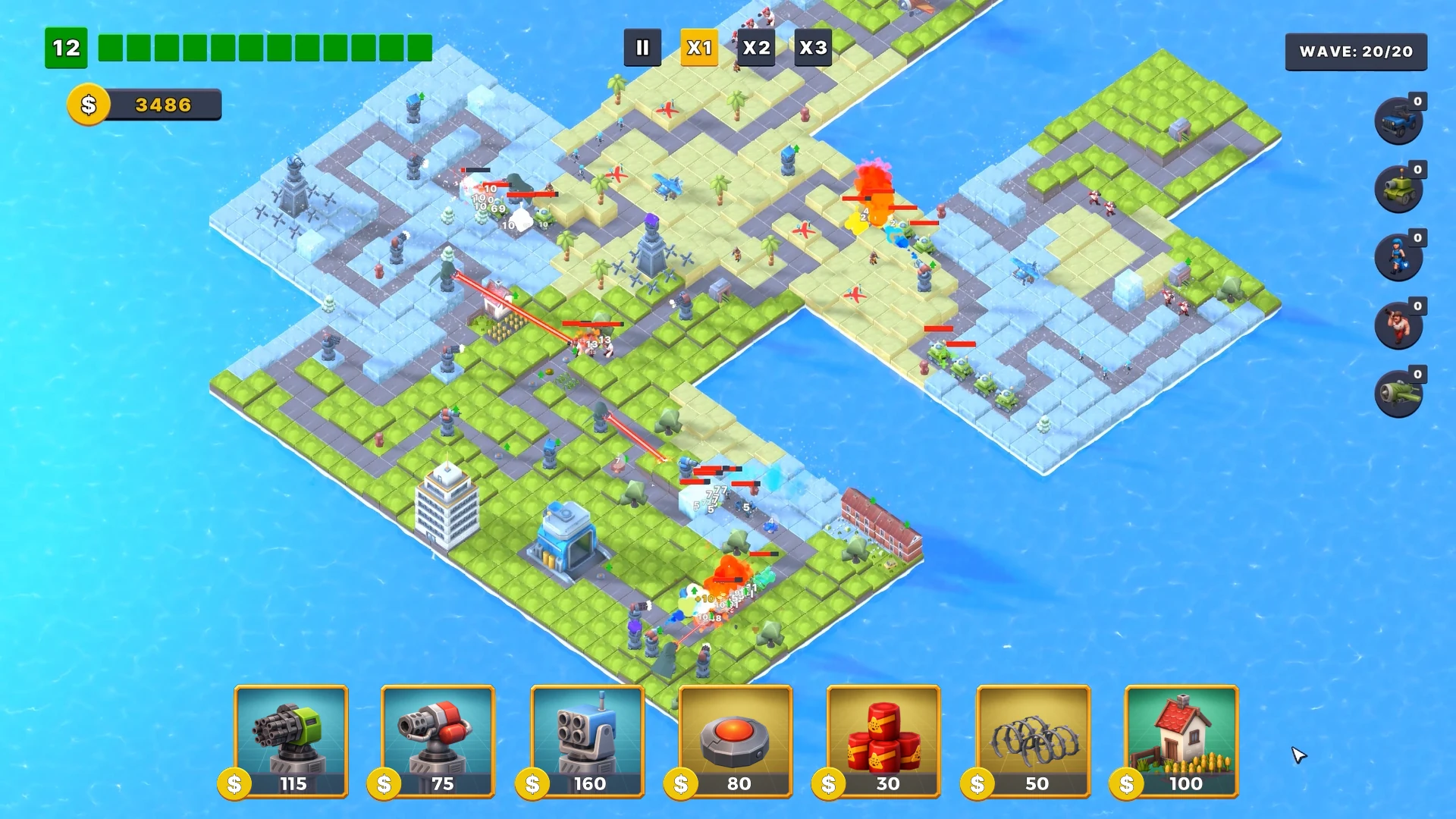 Expand TD combat screenshot